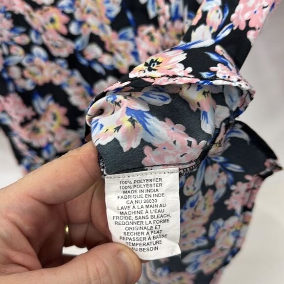 Women’s Paper Moon floral shirt sz Large - Picture 3 of 3